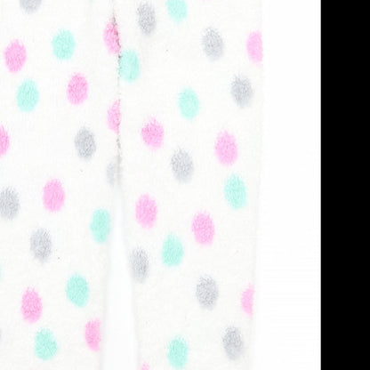 Adore Womens White Polka Dot  Sweatpants Trousers Size S L26 in