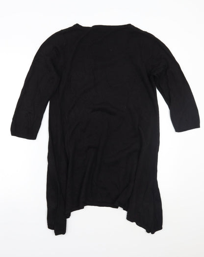 Papaya Womens Black   Basic T-Shirt Size 8