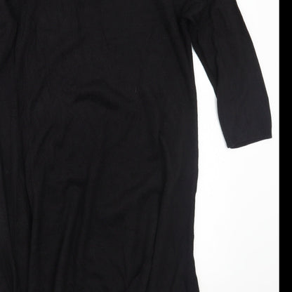Papaya Womens Black   Basic T-Shirt Size 8