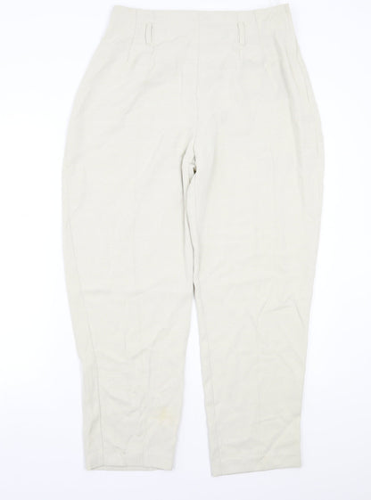 Prima Womens Beige   Trousers  Size 14 L26 in