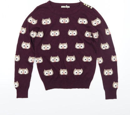 TU Womens Purple   Pullover Jumper Size 8