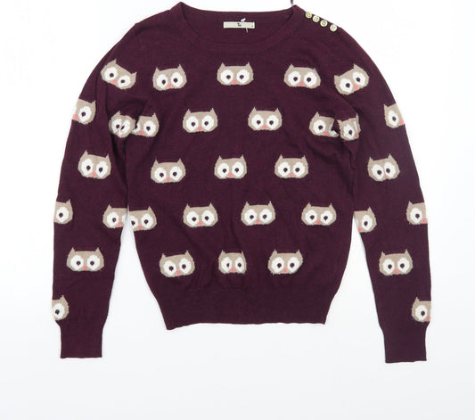 TU Womens Purple   Pullover Jumper Size 8