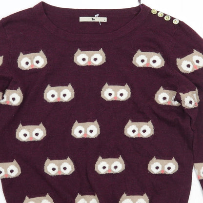 TU Womens Purple   Pullover Jumper Size 8