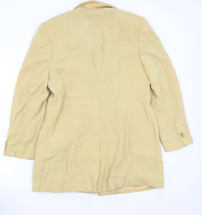 Bashler Womens Yellow   Jacket Blazer Size 14