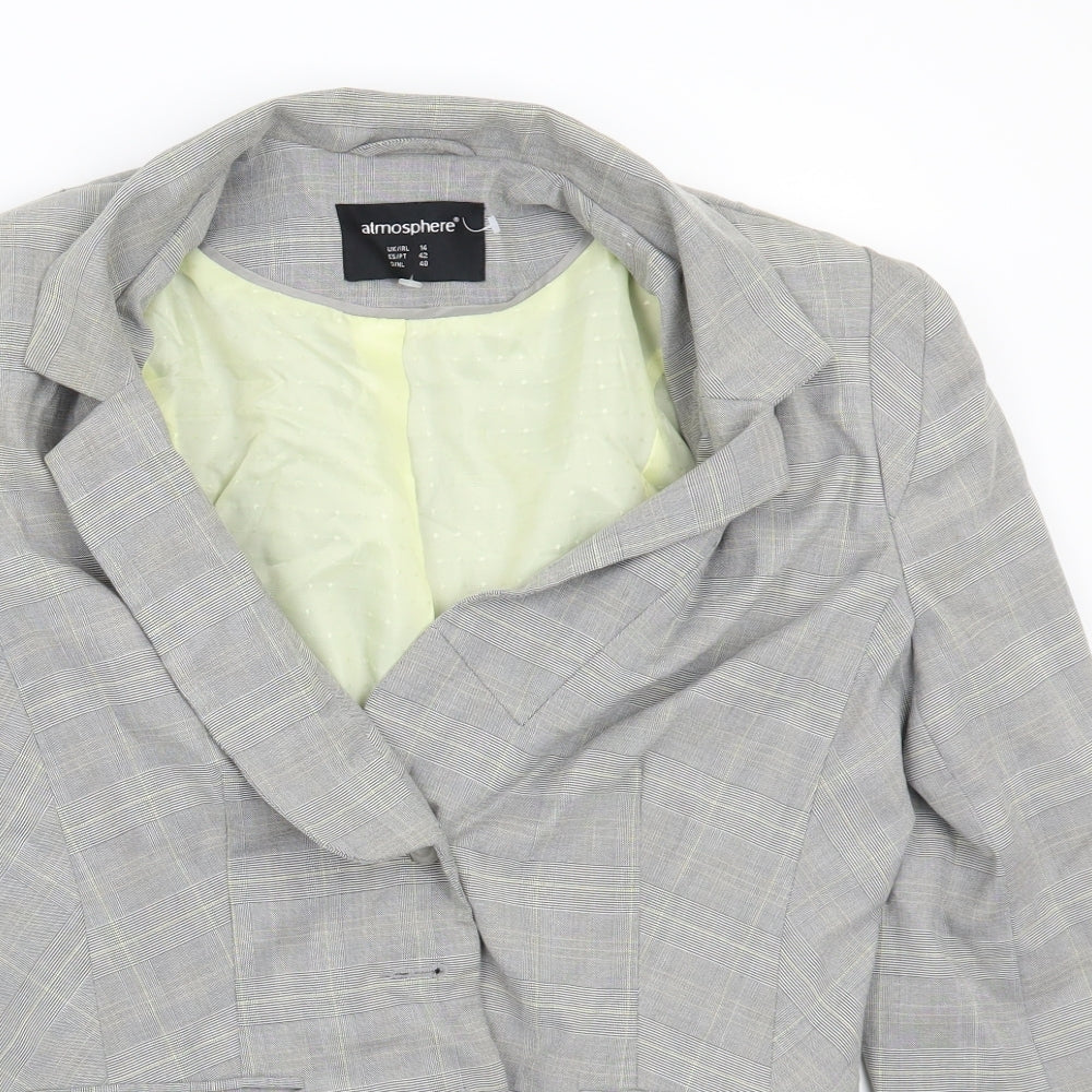 Primark Womens Grey   Jacket Suit Jacket Size 14