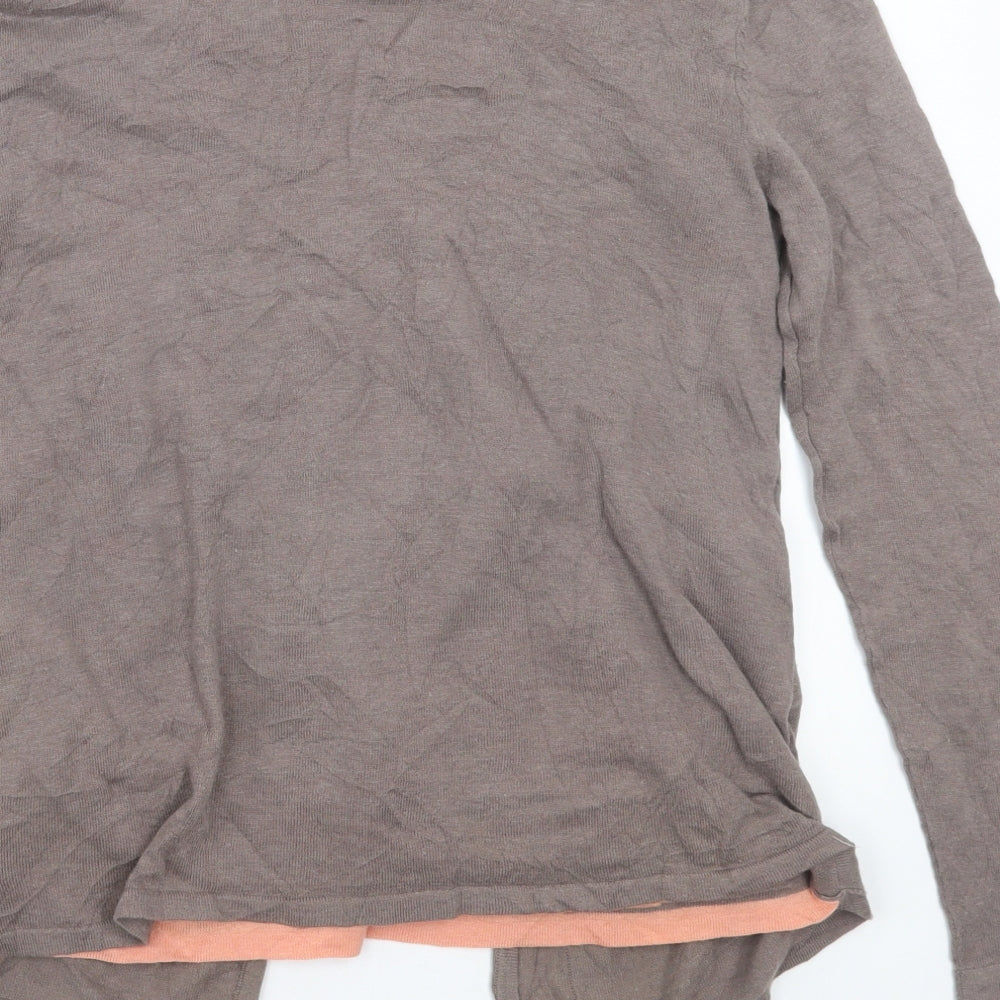 Jobis Womens Brown   Cardigan Jumper Size L