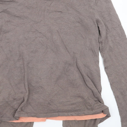 Jobis Womens Brown   Cardigan Jumper Size L