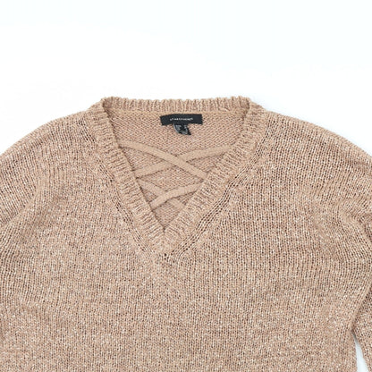 Womens UK Size 12 Atmosphere Beige Pullover Jumper