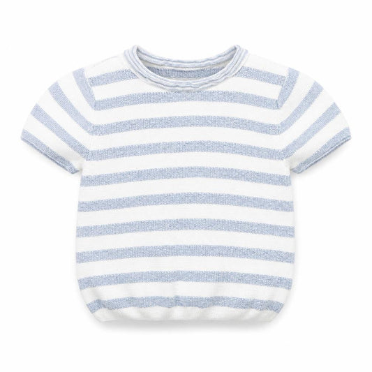 NEXT Baby White Striped  Pullover Jumper Size 6-9 Months