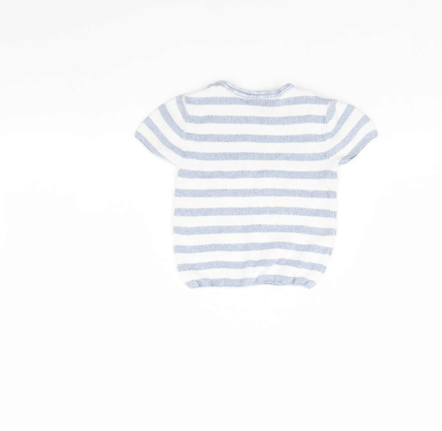 NEXT Baby White Striped  Pullover Jumper Size 6-9 Months