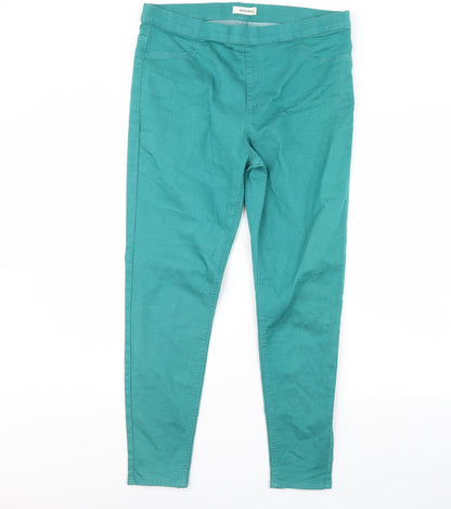 M&S Womens Green   Jegging Jeans Size 36 in L29 in