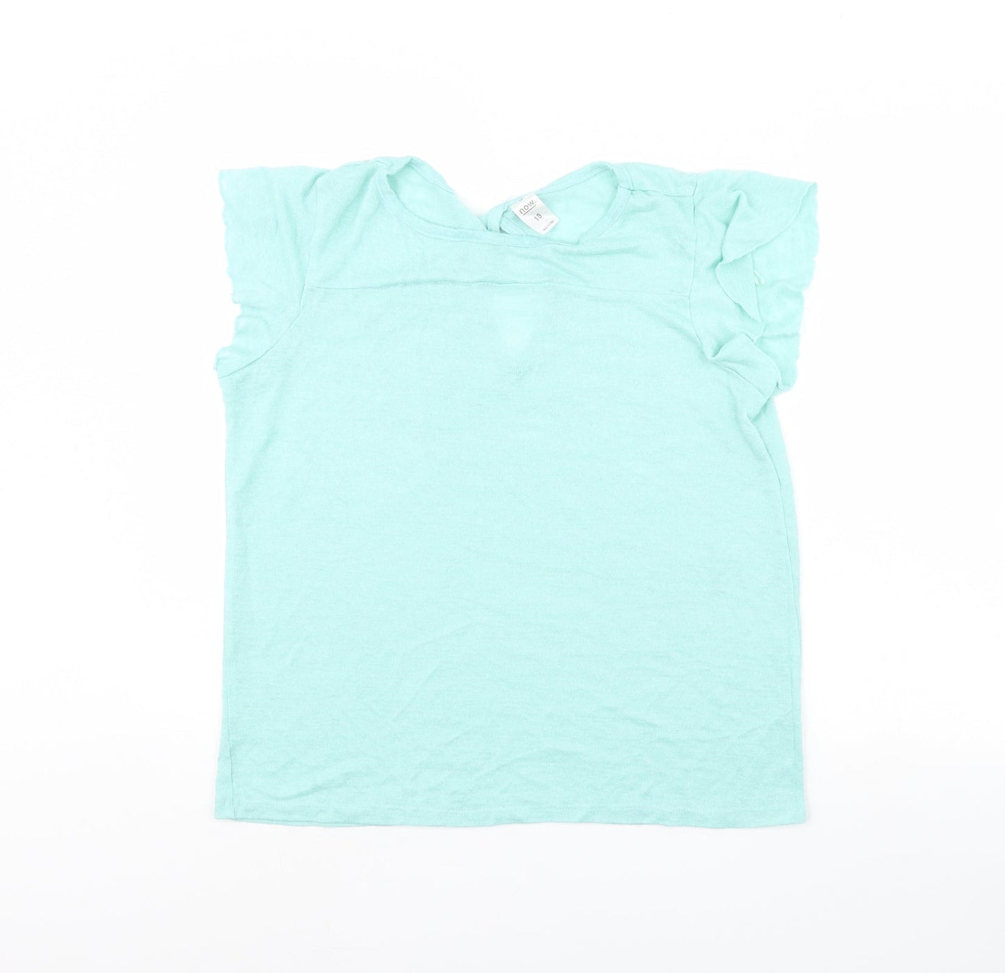 NOW  Womens Green   Basic T-Shirt Size 18