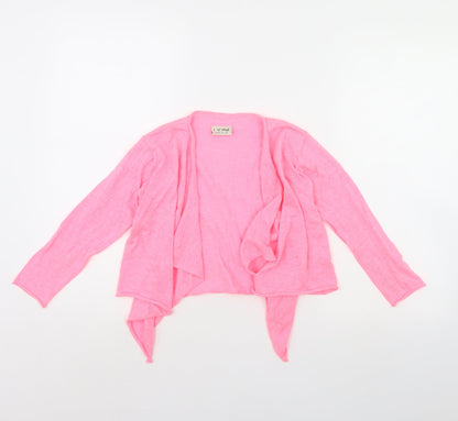 Additional front view of Next girls’ pink jacket, size 7, years