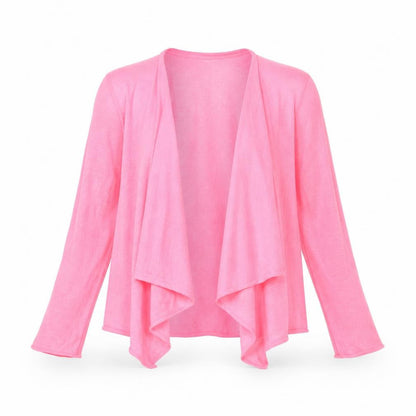 Front view of Next girls’ pink jacket, size 7, years