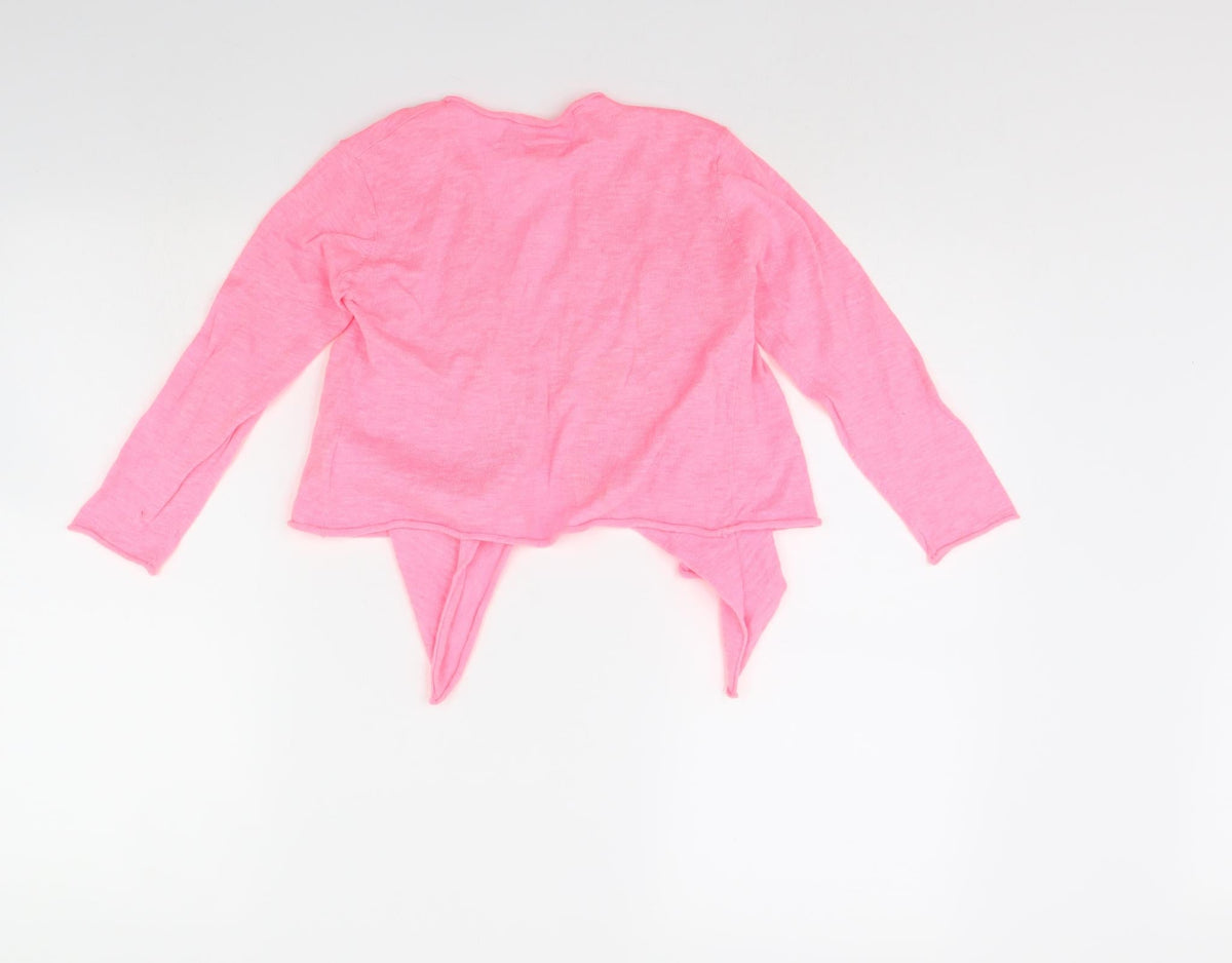Back view of Next girls’ pink jacket, size 7, years