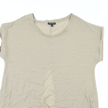 Topshop Womens Green   Basic Blouse Size 12