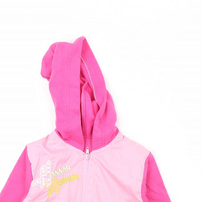 Preworn Girls Pink   Jacket  Size 2 Years  - Hannah Montana