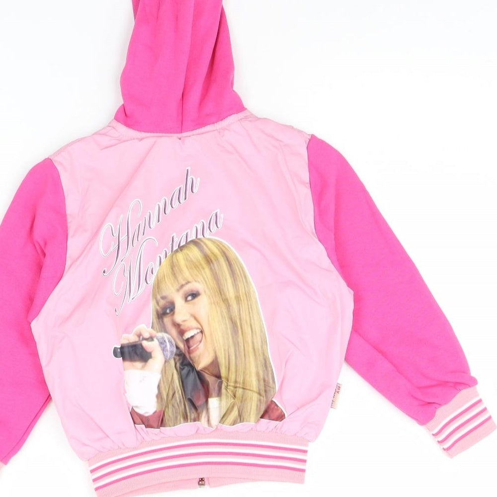 Preworn Girls Pink   Jacket  Size 2 Years  - Hannah Montana