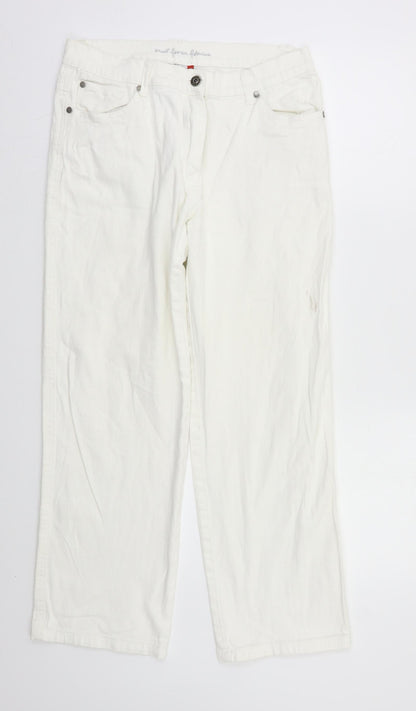 Benotti Womens White   Bootcut Jeans Size 12 L25 in