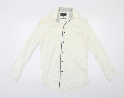 NEXT Mens White    Button-Up Size S