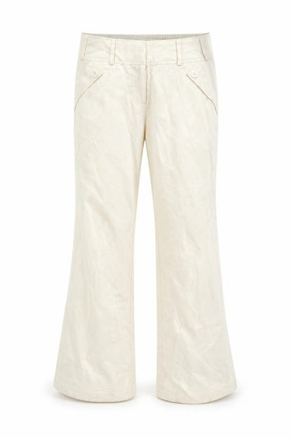 Womens UK Size 8 New Look Regular Fit Sweatpants White Trousers