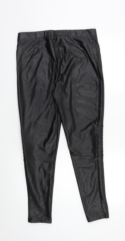 Womens UK Size 12 Primark Regular Fit Jegging Black Trousers