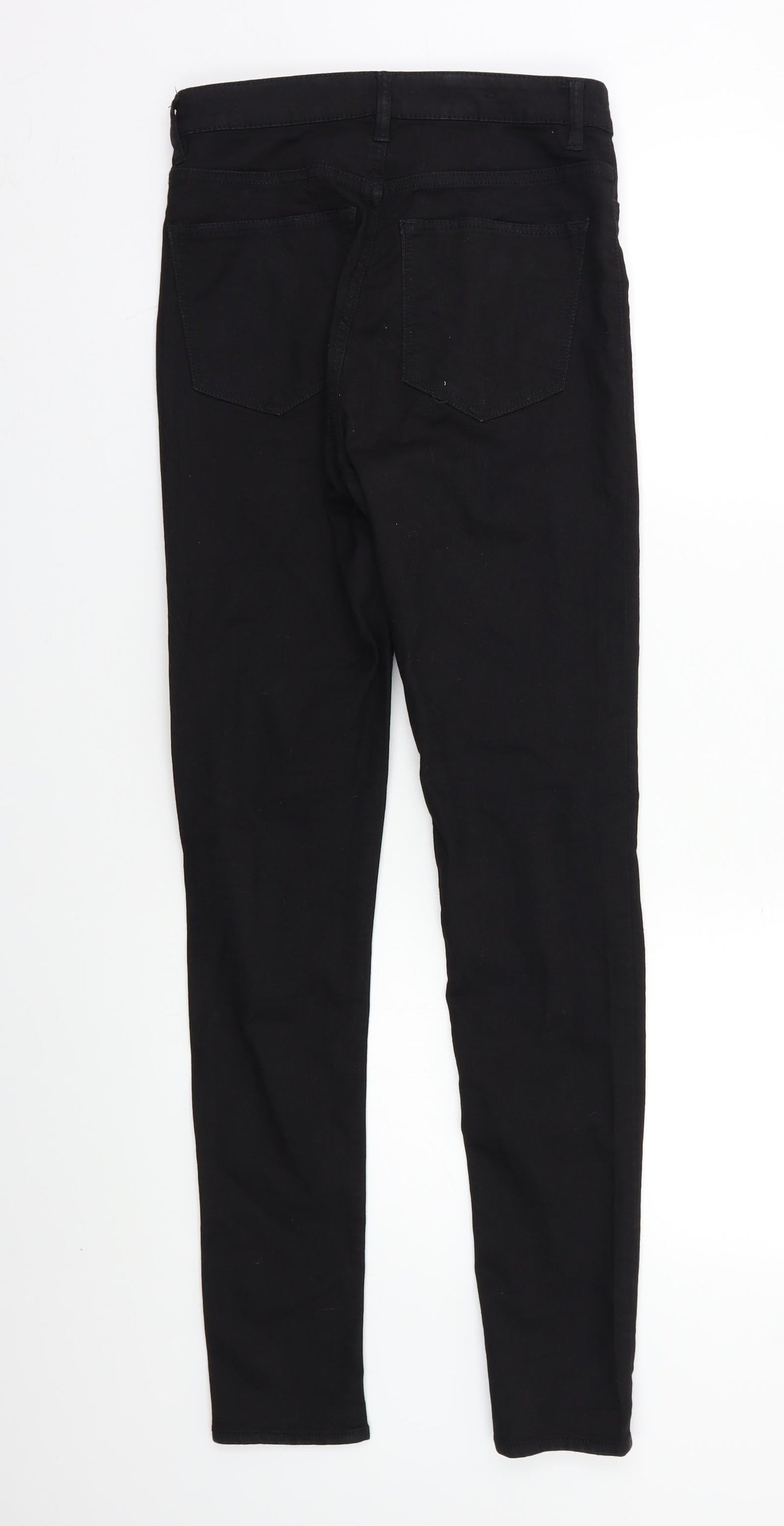 Womens UK Size 8 H&M Regular Fit Skinny Black Jeans