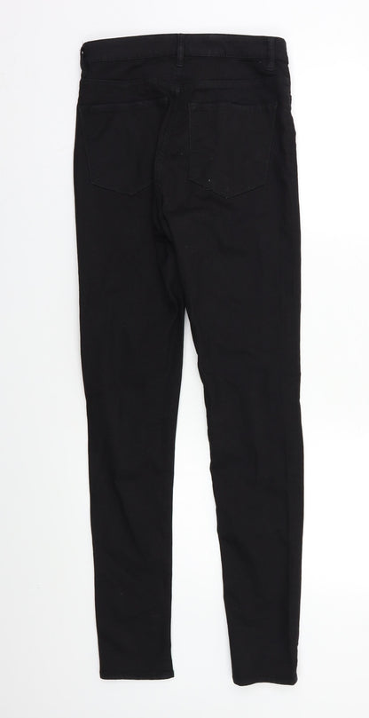 Womens UK Size 8 H&M Regular Fit Skinny Black Jeans