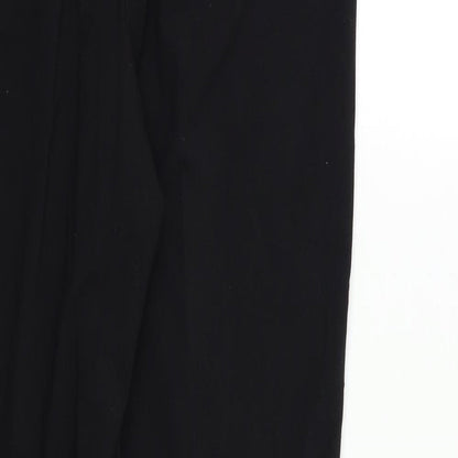 M &Co Womens Black   Dress Pants Trousers Size 14 L25 in