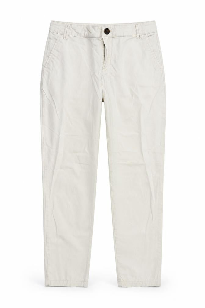 Womens UK Size 10 Mango Regular Fit Skinny White Jeans