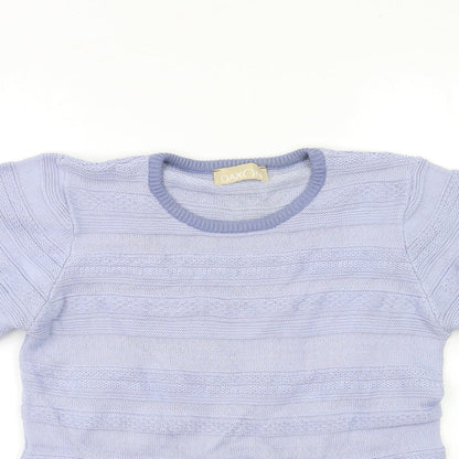 Daxon Womens Blue   Pullover Jumper Size 10