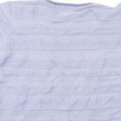 Daxon Womens Blue   Pullover Jumper Size 10