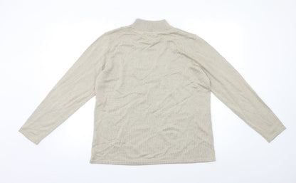Womens UK Size M Bonmarché Beige Pullover Jumper