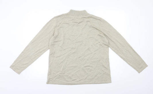 Womens UK Size M Bonmarché Beige Pullover Jumper