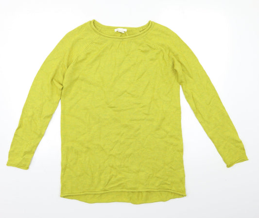 Womens UK Size S H&M Yellow Pullover Jumper