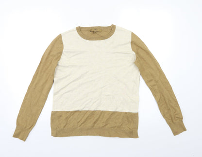 Womens UK Size 10 NEXT Beige Pullover Jumper