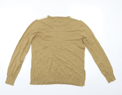 Womens UK Size 10 NEXT Beige Pullover Jumper