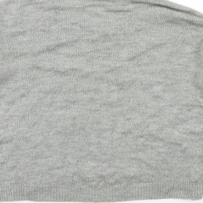 Womens UK Size 8 Topshop Grey Pullover Jumper