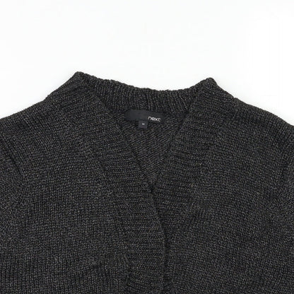 Womens UK Size 14 NEXT Black Shrug Jumper