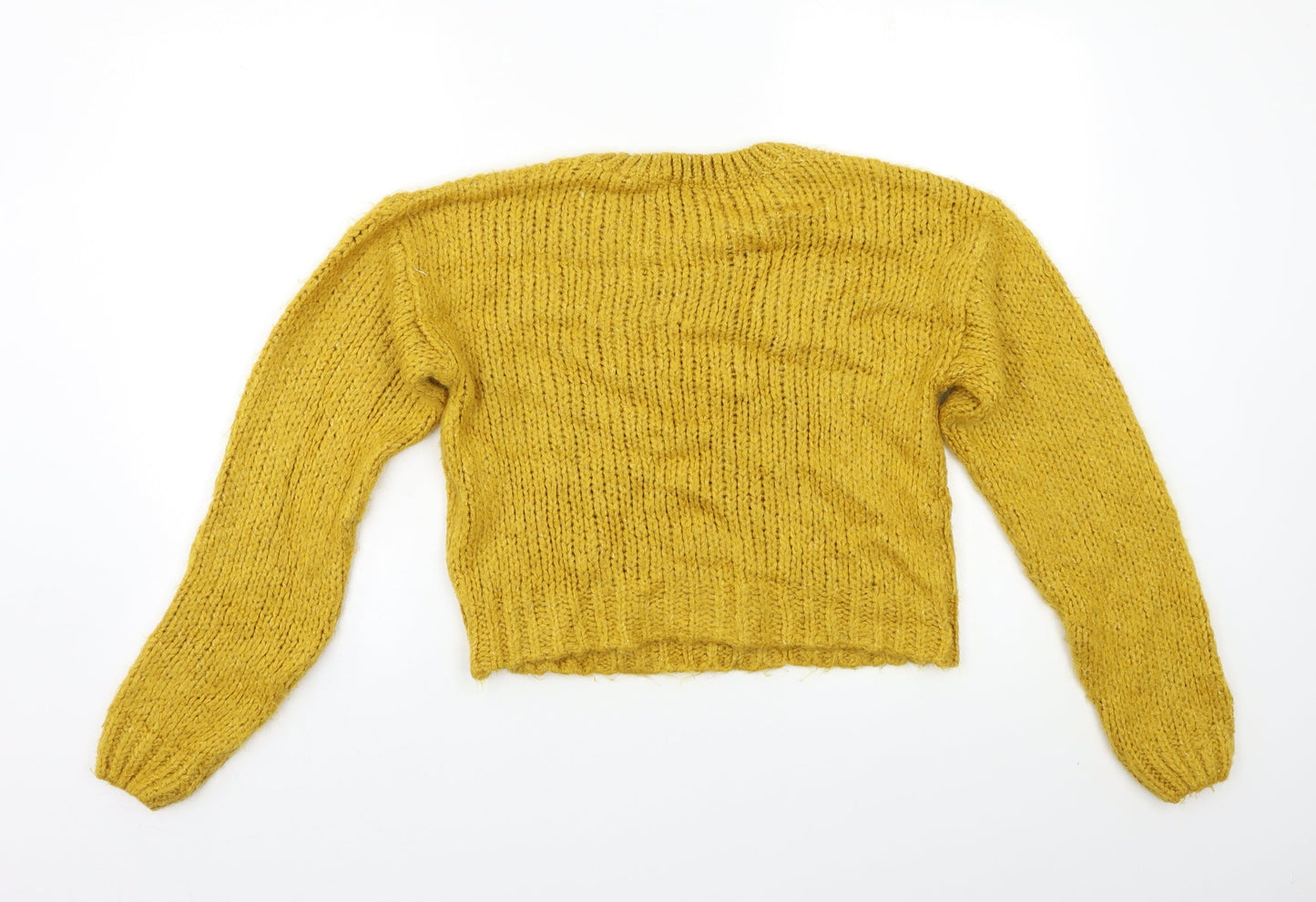 New Look Girls Yellow   Pullover Jumper Size 14 Years