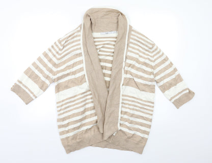 Womens UK Size XL Isle Beige Cardigan Jumper