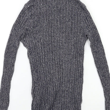H&M Womens Grey   Pullover Jumper Size XS