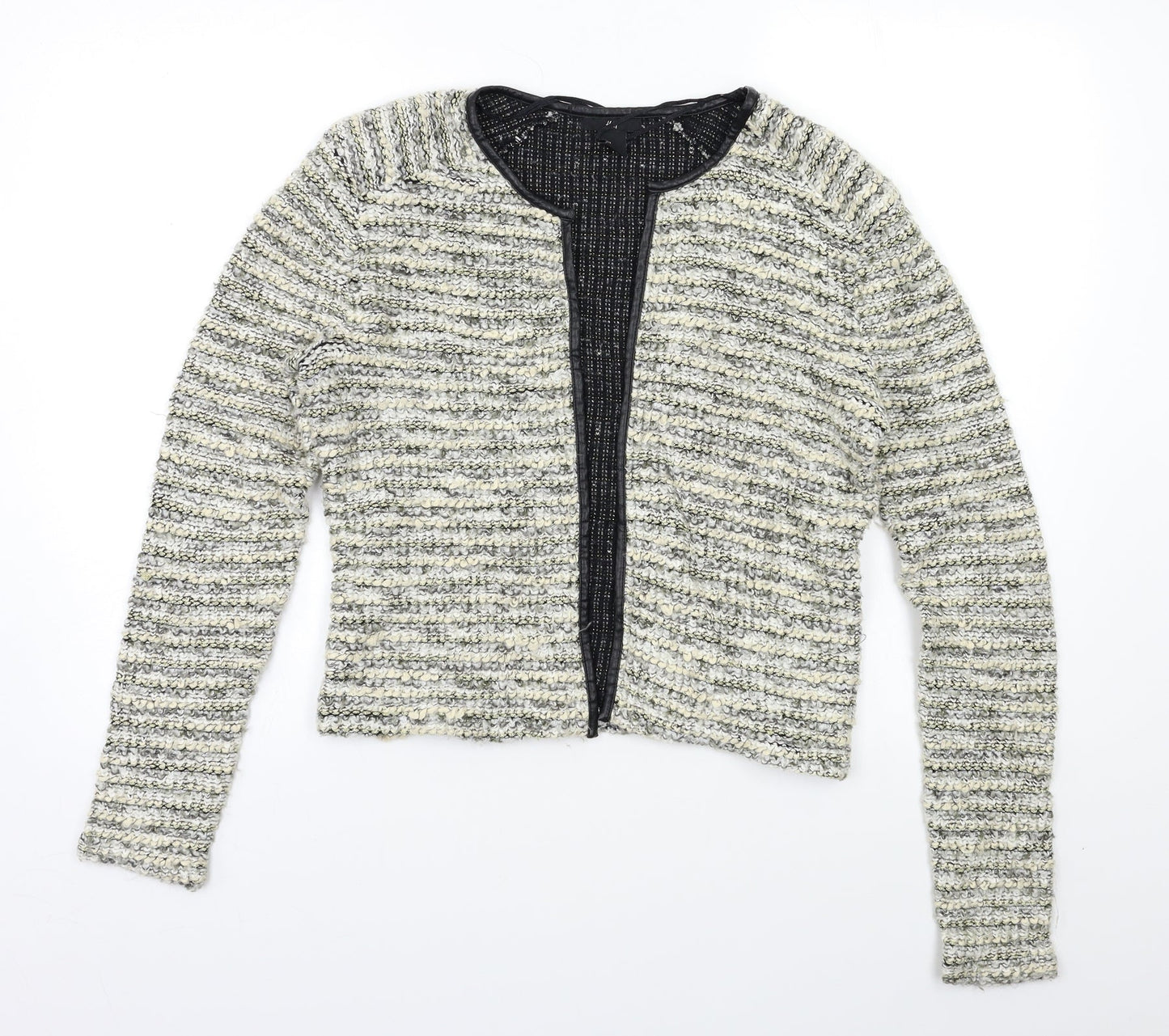 H&M Womens Beige   Jacket Blazer Size M