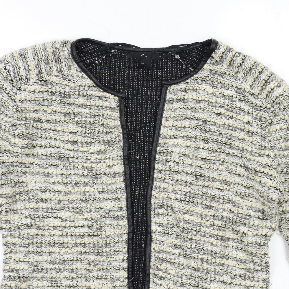 H&M Womens Beige   Jacket Blazer Size M