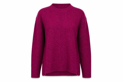 Womens UK Size S Preworn Purple Pullover Jumper