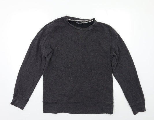 Mens UK Size L Brave Soul Grey Pullover Sweatshirt