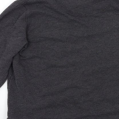 Mens UK Size L Brave Soul Grey Pullover Sweatshirt