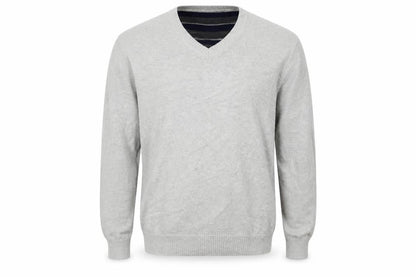 Mens UK Size L M&S Grey Pullover Jumper