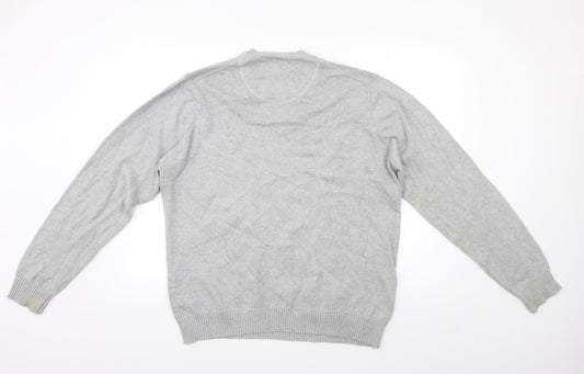 M&S Mens Grey   Pullover Jumper Size L