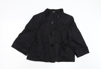 Womens UK Size 10 BHS Black Jacket